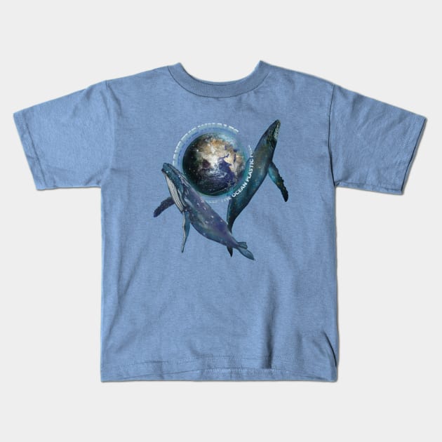 Save the whales, Save the Planet Kids T-Shirt by Dream and Design